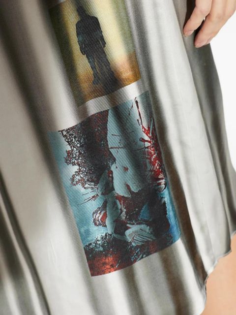 Diesel D-Tavy printed sleeveless dress - Grey