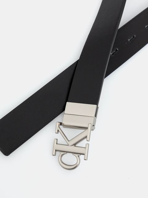 Calvin Klein Jeans pasek skórzany dwustronny - zdjęcie produktu nr 2