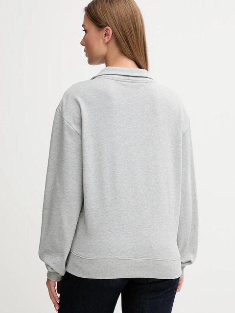 Tommy Hilfiger bluza damska kolor szary z aplikacją UW0UW06078 - zdjęcie produktu nr 2