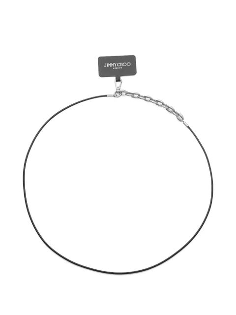 Jimmy Choo chain strap phone holder - Black - zdjęcie produktu nr 1