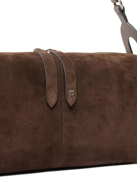 PINKO Love Birds-detail shoulder bag - Brown