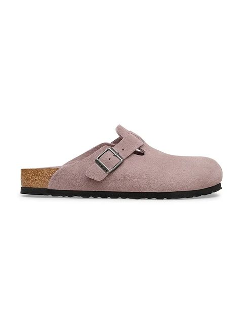 Birkenstock klapki zamszowe Boston - zdjęcie produktu nr 2