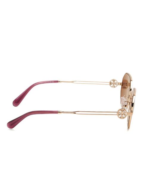 Tory Burch octagonal-frame sunglasses - Pink - zdjęcie produktu nr 2