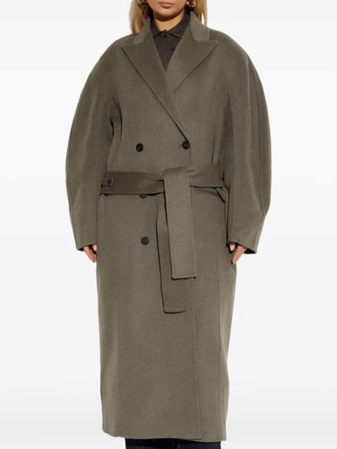 Jacquemus Curved Jacket for Men belted coat - Green