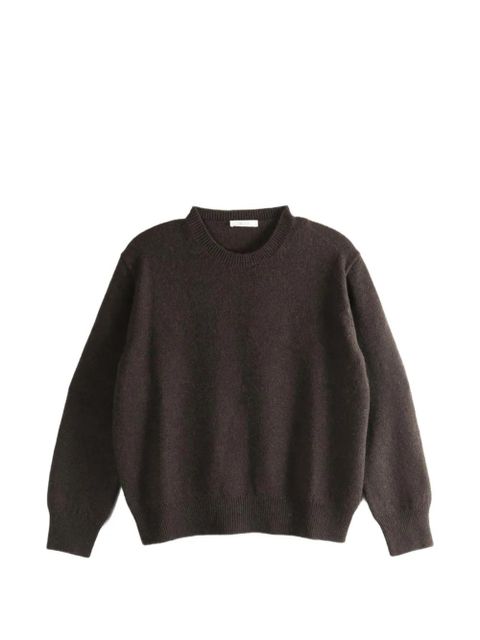 The Row crew-neck long-sleeve sweater - Brown - zdjęcie produktu nr 1