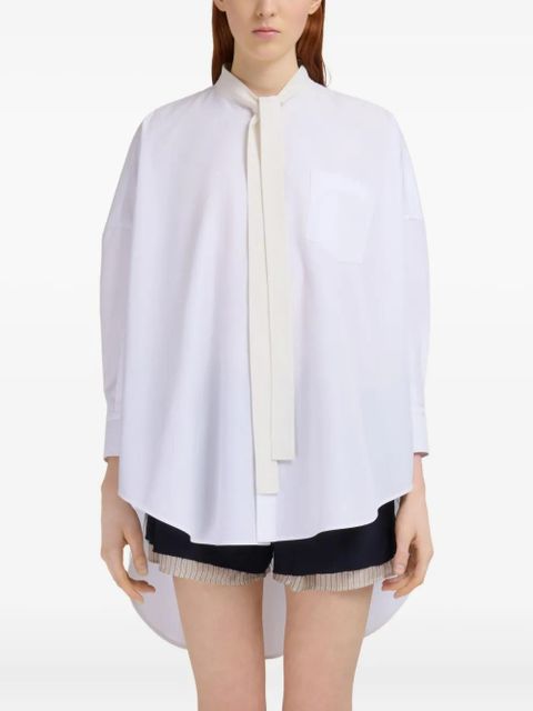 Marni bow-detail shirt - White - zdjęcie produktu nr 2