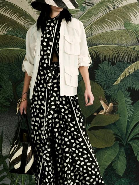 Johanna Ortiz Silent Water printed top - Black