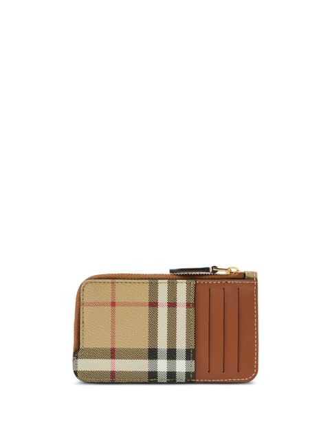 Burberry Vintage-Check print zipped wallet - Neutrals - zdjęcie produktu nr 2