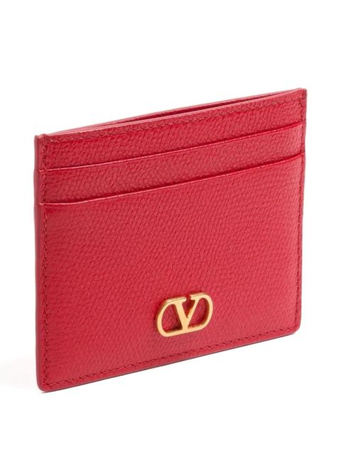 Valentino Garavani Vlogo Signature card holder - Red