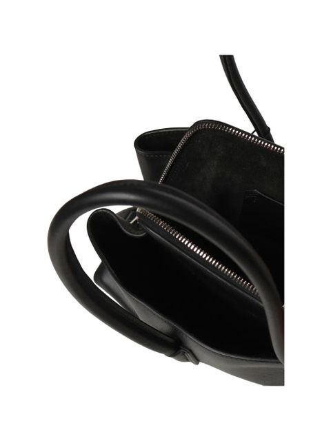 The Attico zip shoulder bag - Black