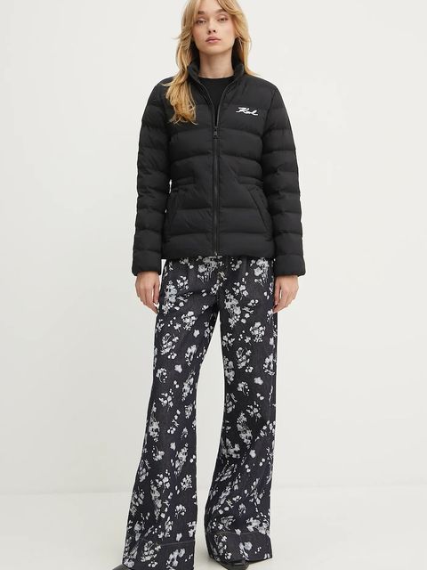 Karl Lagerfeld t-shirt bawełniany IKON damski kolor czarny A3W17085 - zdjęcie produktu nr 2