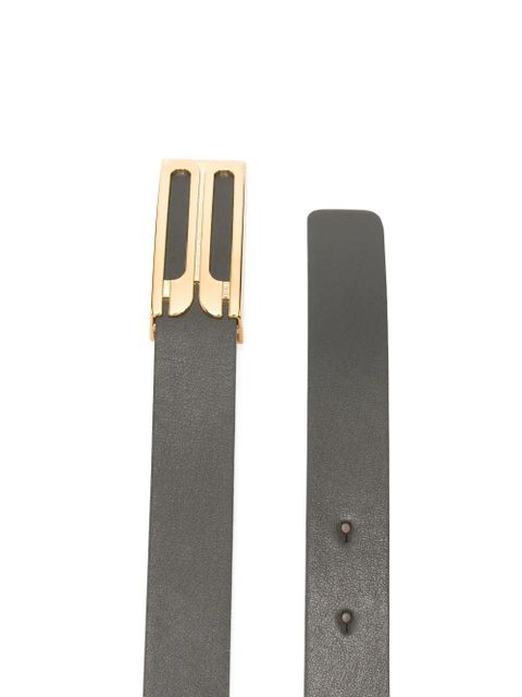 Victoria Beckham logo-buckle belt - Green