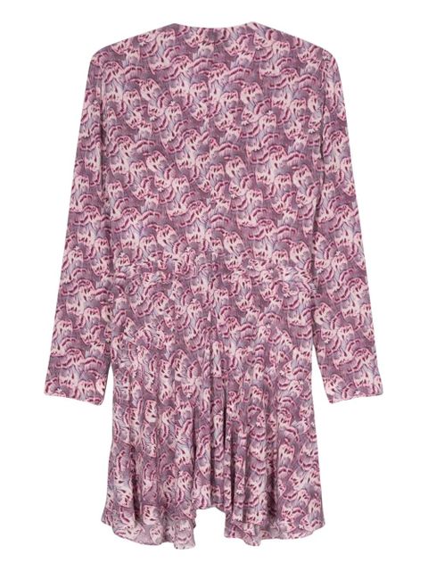 ISABEL MARANT Usmara mini dress - Purple - zdjęcie produktu nr 2