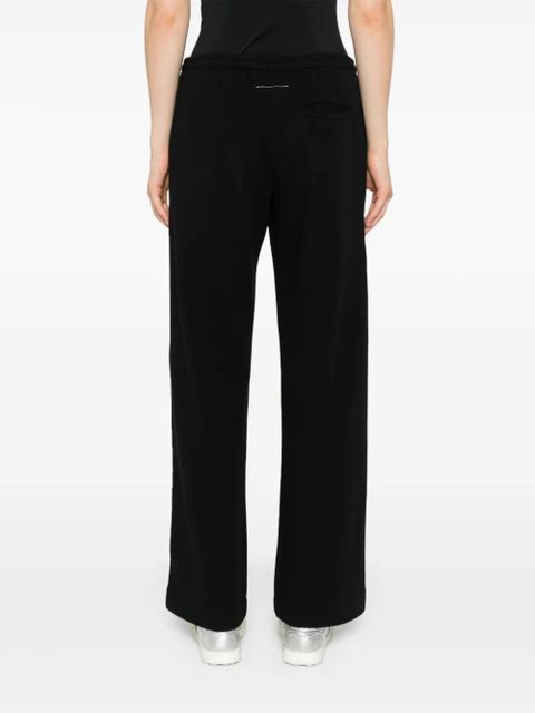 MM6 Maison Margiela single-stitch straight trousers - Black