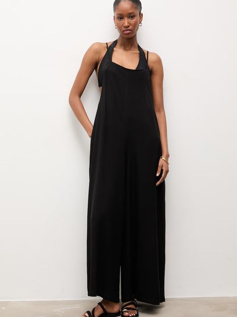 Answear.LAB kombinezon z domieszką lnu - zdjęcie produktu nr 1