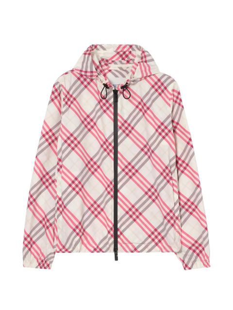 Burberry Check Salcombe hooded jacket​ - Neutrals - zdjęcie produktu nr 1