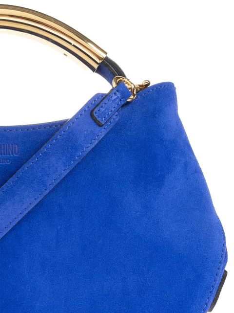 Moschino small Handle Me tote bag - Blue
