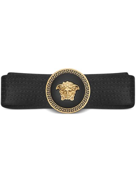 Versace Medusa-plaque decorative-stitch hairpin - Black - zdjęcie produktu nr 1