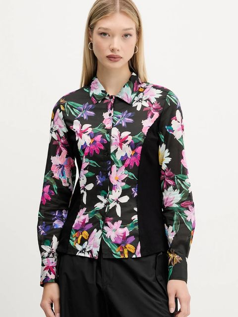 Desigual koszula COSTADILLO damska kolor czarny 25WWCW15 - zdjęcie produktu nr 1