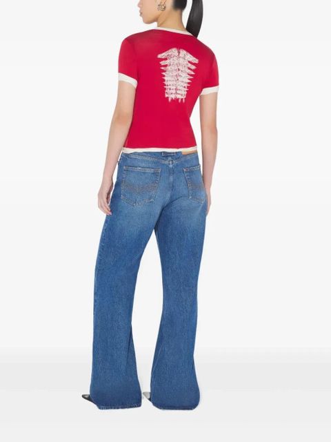 Jean Paul Gaultier logo-embroidered T-shirt