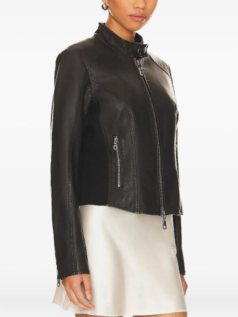 Free People zip-fastening biker jacket - Black - zdjęcie produktu nr 2