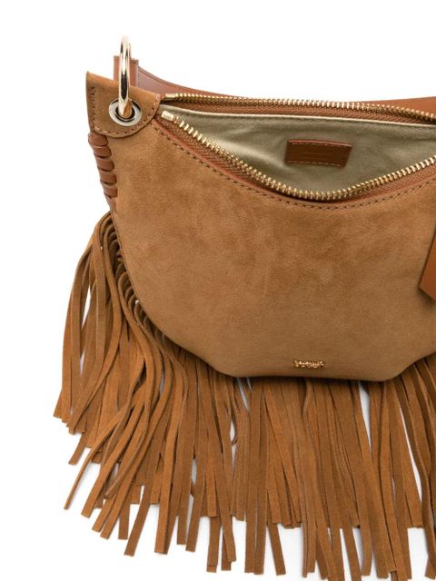 Ba&Sh Franges suede shoulder bag - Brown