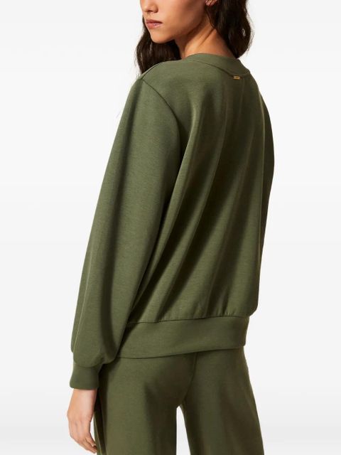 TWINSET crochet-detail cardigan - Green