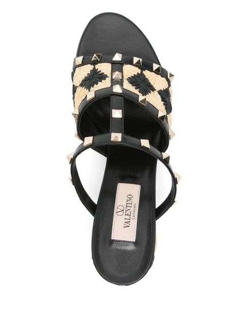 Valentino Garavani 60mm Rockstud sandals - Black