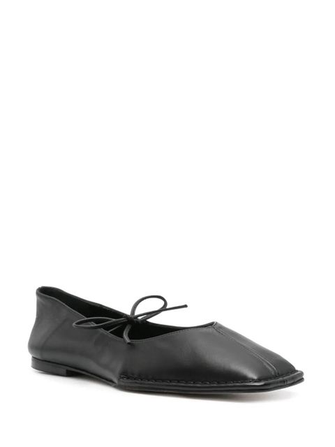 ALOHAS Sway leather ballerina shoes - Black