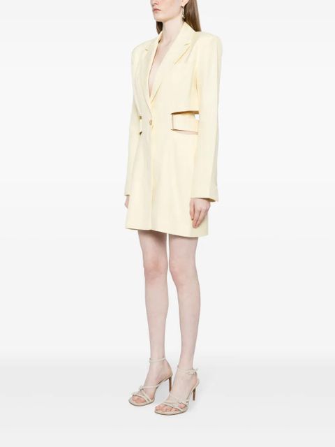 Jacquemus La Robe Bari blazer minidress - Yellow
