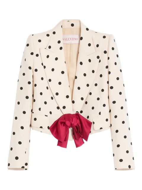 Valentino Garavani polka-dot blazer - Neutrals