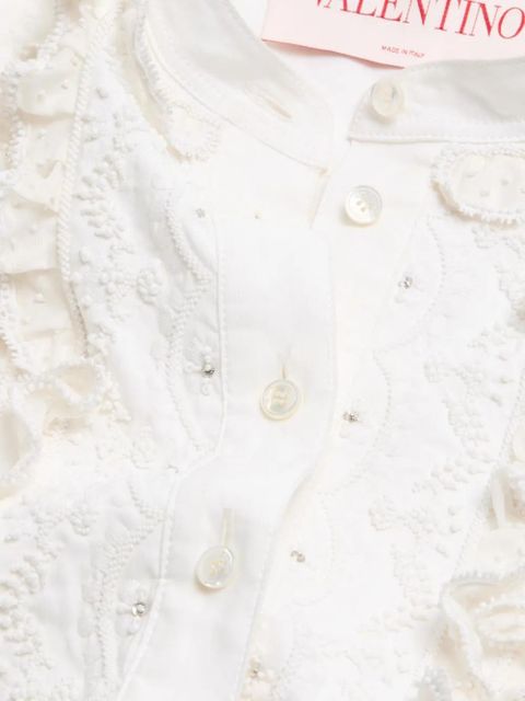 Valentino Garavani embroidered blouse - White