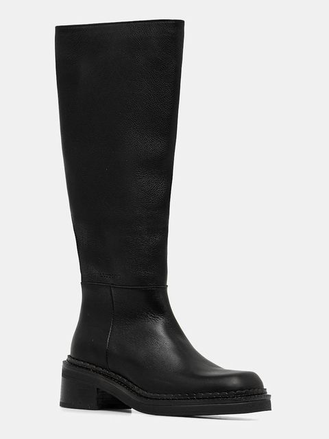 Copenhagen kozaki skórzane damskie kolor czarny na słupku CPH624 black - zdjęcie produktu nr 1