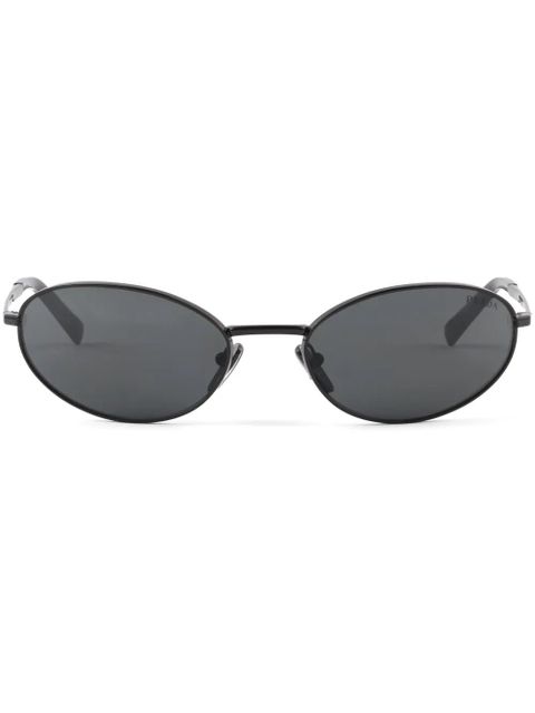 Prada Eyewear Prada PR A59S oval sunglasses - Black - zdjęcie produktu nr 1