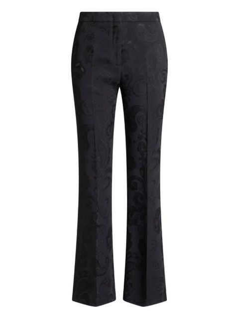 ETRO jacquard flared trousers - Black - zdjęcie produktu nr 1