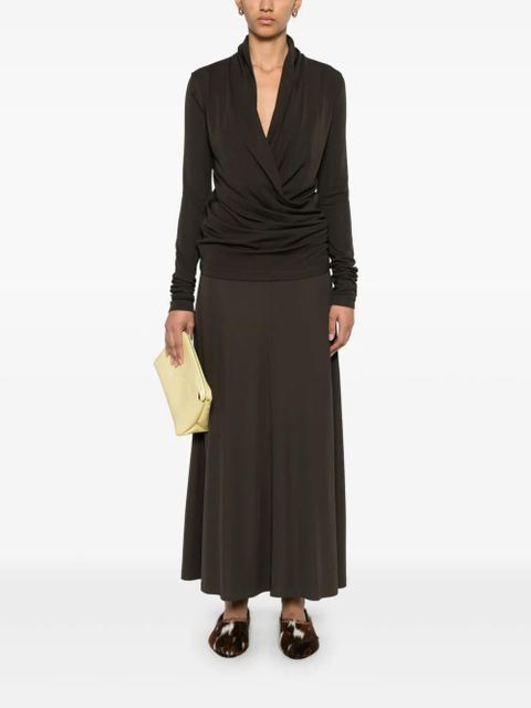 TOTEME jersey maxi skirt - Green