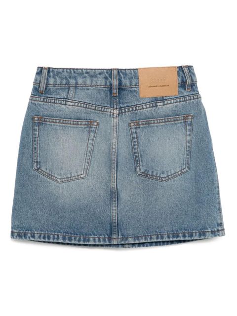 AMI Paris denim mini skirt - Blue - zdjęcie produktu nr 2