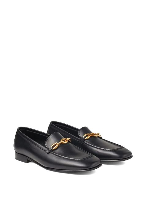 Jimmy Choo Diamond Tilda 15mm loafers - Black