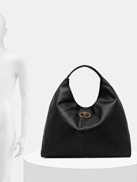 Kurt Geiger London torebka skórzana CHELSEA kolor czarny 5049700109 - zdjęcie produktu nr 2