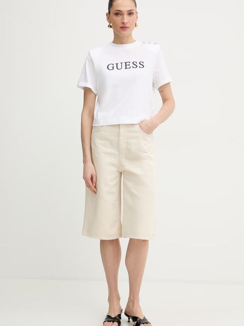 Guess t-shirt damski bawełniany MARINA - zdjęcie produktu nr 1