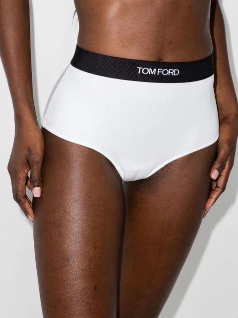 TOM FORD logo-waist briefs - White - zdjęcie produktu nr 2