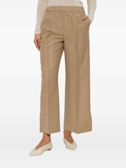 Jil Sander pinstripe elastic-waist trousers - Neutrals
