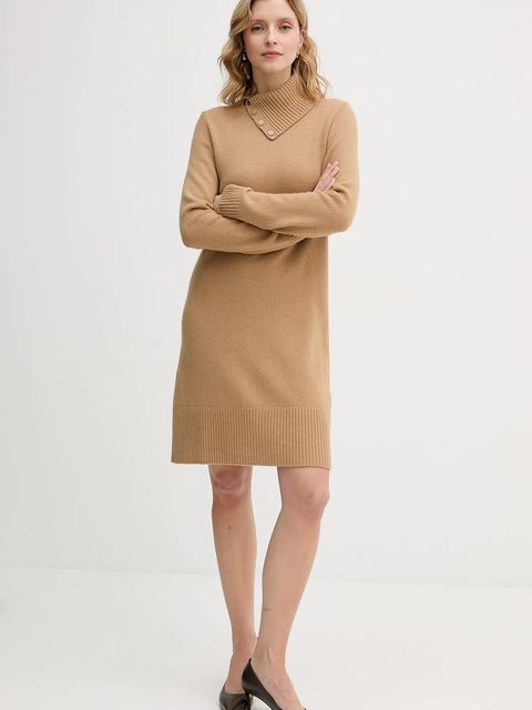 United Colors of Benetton sukienka z dodatkiem wełny - zdjęcie produktu nr 1