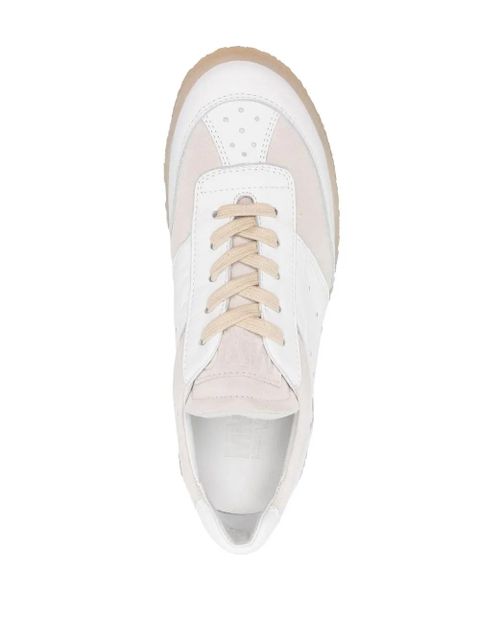 MM6 Maison Margiela panelled low-top sneakers - White