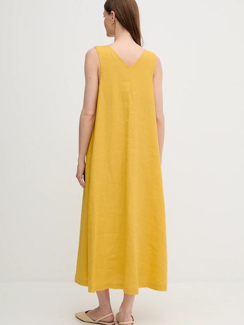 United Colors of Benetton sukienka lniana