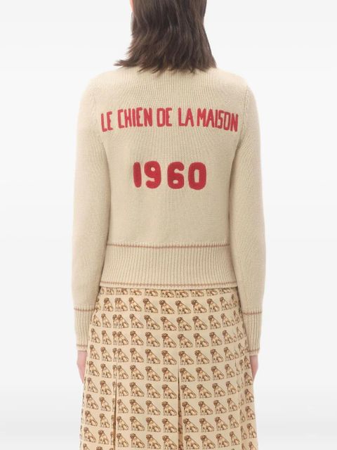 Valentino Garavani embroidered sweater - Neutrals