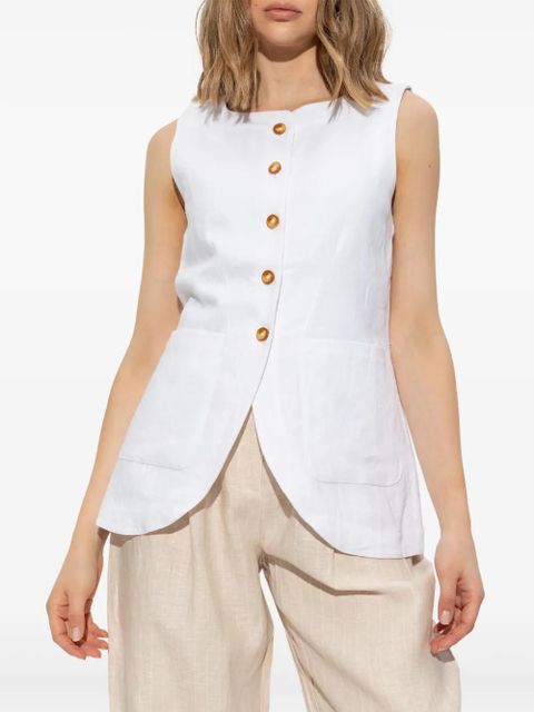 Posse Emma waistcoat - White - zdjęcie produktu nr 2