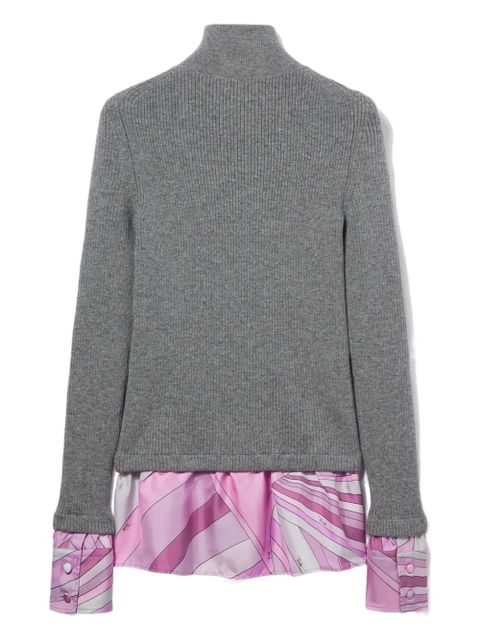 PUCCI Iride-print roll-neck sweater - Grey - zdjęcie produktu nr 2