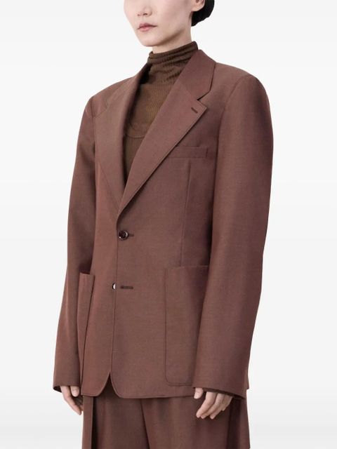 LEMAIRE single-breasted blazer - Brown - zdjęcie produktu nr 2