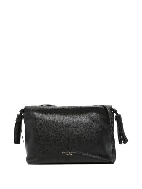 Aspinal Of London calf-leather makeup bag - Black - zdjęcie produktu nr 1